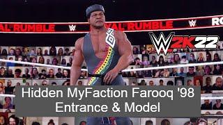 WWE 2K22 - Farooq '98/Nation of Domination Entrance & Model from MyFaction (HIDDEN)