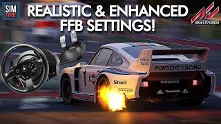 REALISTIC Assetto Corsa FFB SETTINGS 2023 | Force Feedback Guide