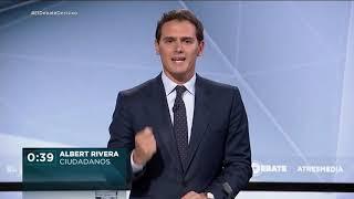 Debate a 4 Atresmedia: Minuto final Albert Rivera