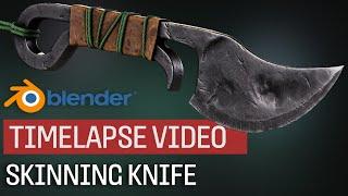 Skinning Knife Timelapse - Rust