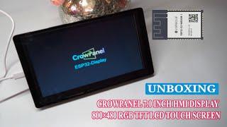 Unboxing the CrowPanel ESP32 Display 7.0-Inch Touch Screen for DIY Projects!