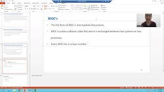 13 - Cross Applications - IDOC's - Introduction and Processes