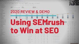 2020 SEMrush Video of Training Webinar and Demo