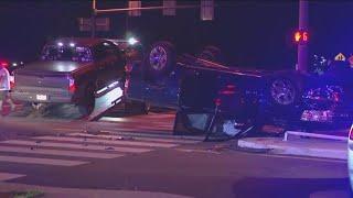 One person hospitalized after two-vehicle crash in Holland