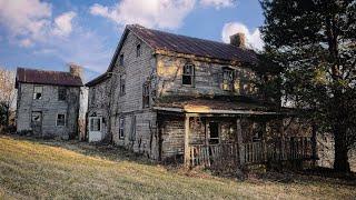 The 200 year old Abandoned Jacobson Log House w/ Vintage 1950’s Renault Sports Cars in Maryland