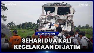 DALAM SEHARI, TERJADI DUA KALI KECELAKAAN KERETA DI JAWA TIMUR