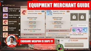 Blade and Soul Revolution EN -  Equipment Merchant Complete Guide