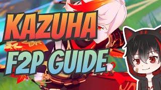 Kazuha F2P Guide & Build - Genshin Impact