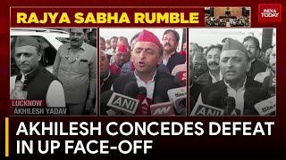 Akhilesh Yadav's Admission of Defeat in Uttar Pradesh Face-off | Rajya Sabha Elections