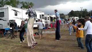 Dancing to Soulja Boy on Stilts!