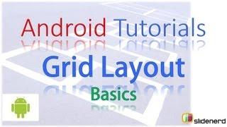 66 Android GridLayout Basics |