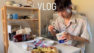 My daily life in Tokyo(cook. vintage shopping. work. grocery). pinot vlog