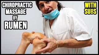 CHIROPRACTIC FULL BODY MASSAGE by RUMEN with CRACK and SUBTITLES  ASMR relaxing voice and whispers