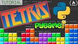 Python and Pygame Tutorial - Build Tetris! Full GameDev Course