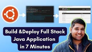 Deploy a Full Stack Java Application in 7 Minutes With Docker 