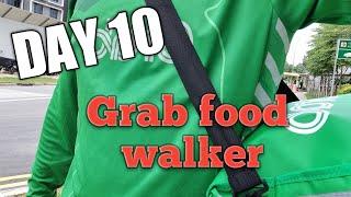 Grab walker day 10 - How much can a Grab food walker make on a Sunday?