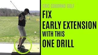 GOLF: Fix Early Extension In Your Golf Swing With This One Drill