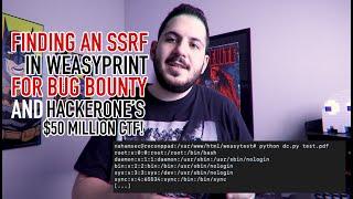 Exploiting a Server Side Request Forgery (SSRF) in WeasyPrint to hack Lyft & HackerOne’s $50M CTF