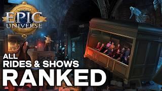 All Rides & Shows At Universal Epic Universe RANKED!