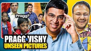 Vishy Anand Reacts to old pictures with Praggnanandhaa