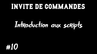 [#10] CMD : Introduction aux scripts