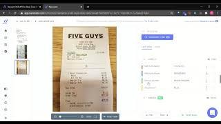 Nanonets Receipt OCR Demo