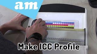 How to Make ICC Profile for Large Format Printer by FlexiPRINT Software with Spectrophotometer