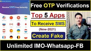 How to Get US, UK, Brazil, France, Russian and Indian Number OTP verification | Create fake Whatsapp