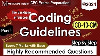 Coding guidelines questions for CPC exam Part 4