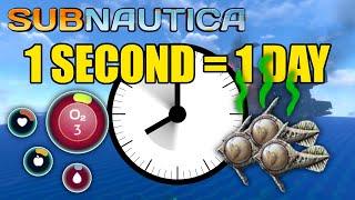 Can you beat Subnautica if days are 1 second long?
