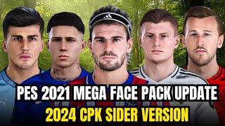 PES 2021 MEGA FACE PACK UPDATE 2024 CPK SIDER VERSION