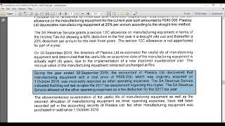 FAC3701   ERRORS & CHANGES IN ACCOUNTING ESTIMATES