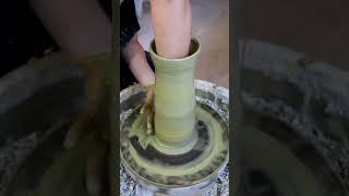 Throwing A Neriage Tall Vase