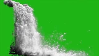 WATERFALL GREENSCREEN RIVER BACKGROUND // Telecom team