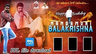 #Balakrishna birthday banners design in photo editor app