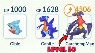 GIBLE EVOLUTION LINE Only Challenge!  (Pokemon GO)