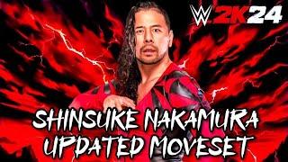 WWE 2K24 | Shinsuke Nakamura Updated Moveset + Realistic Base Superstar Settings