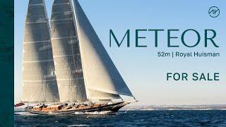 Sailing Yacht of the Year FOR SALE - 52m METEOR by Royal Huisman #sailing #sailingyacht #yachts