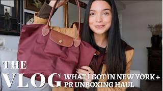 WHAT I GOT IN NEW YORK + PR UNBOXING HAUL | VLOG S5:E30 | Samantha Guerrero