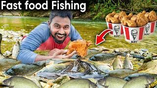 Catching Fish with Fast Food: The Ultimate Bait Test | Mad Brothers