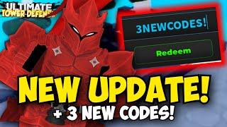 3 New Codes + New Update in Ultimate Tower Defense!