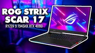 Super Powerful ASUS ROG Strix Scar 17 Gaming Laptop! - RTX 4080 + Ryzen 9 7945HX