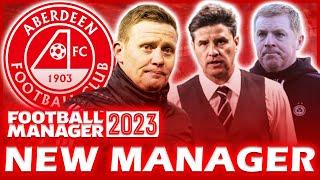 NEW ABERDEEN MANAGER SIMULATION | FOOTBALL MANAGER 2023 EXPERIMENT