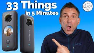 Insta360 ONE X2 - 33 Things you need to know in less than 5 minutes