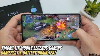 Xiaomi 11T Mobile Legends Gaming test 2023