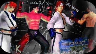 Hwoarang ( Karate) & Jin ( Taekwondo ) Hard Tekken Tag Remastered UHD 4K 60 FPS