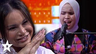 Simon Cowell’s GOLDEN BUZZER! Blind Singer Putri Ariani Performs on Indonesia’s Got Talent 2023!