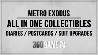 Metro Exodus All Diary Pages / Postcards / Suit Upgrades - All in One Collectibles Locations Guide
