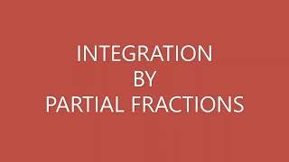 Integration Using Partial Fractions Ex 7. 5 Q 18 of XII Maths