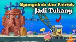 Detik detik Spongebob dan Patrick jadi tukang  alur cerita kartun